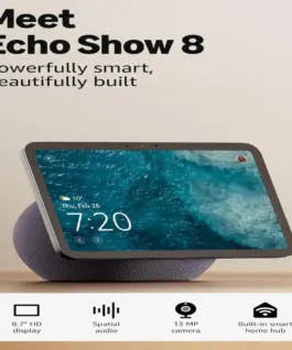Alternative view of Amazon Echo Show 8 (Gen 4), 8'' дисплей за визуaлизация, 3D-audio, черен