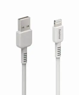 Alternative view of Кабел за зареждане HAMA "Eco", USB-A - Lightning, 1 м, 187283