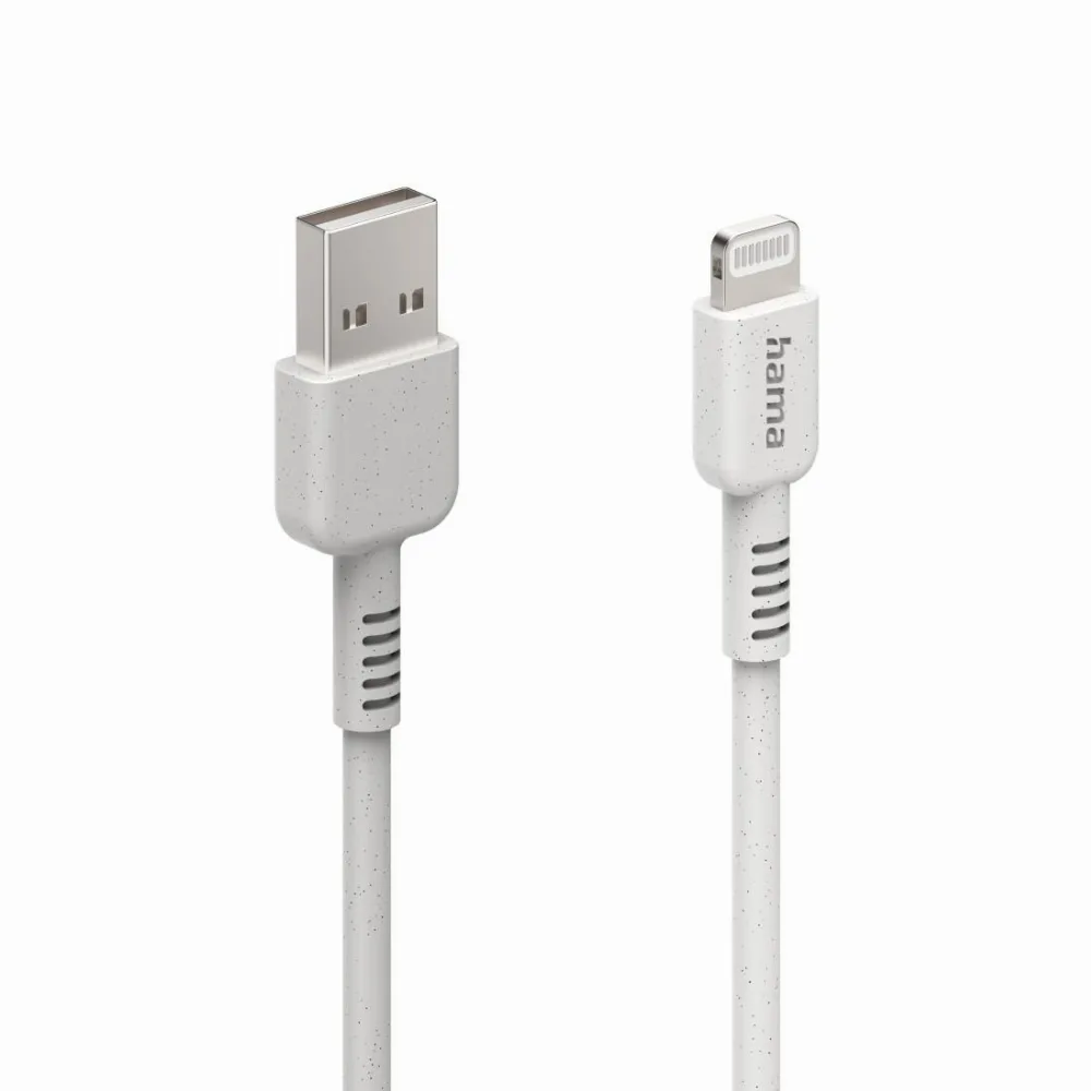 Кабел за зареждане HAMA "Eco", USB-A - Lightning, 1 м, 187283 - Image 2