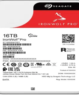 Alternative view of Хард диск SEAGATE IronWolf PRO ST16000NT001, 16TB, 256MB Cache, SATA 6.0Gb/s