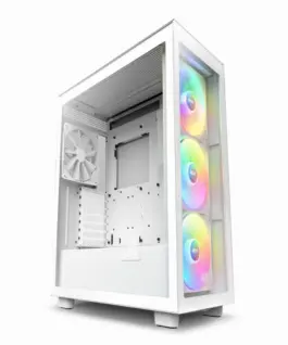 Кутия за компютър NZXT H7 Elite 2023 Matte White Mid-Tower