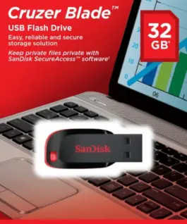SanDisk Cruzer Blade USB Flash Drive 32GB