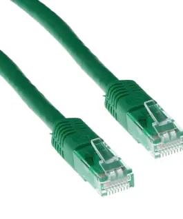 Мрежов пач кабел ACT U/UTP CAT 6 RJ-45 - RJ-45 1.0 m Медни проводници Зелен Булк