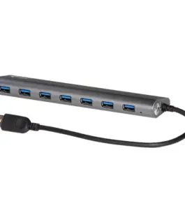i-tec USB 3.0 Metal HUB Charging - 7 ports захранващ блок/charging