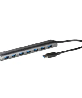 Alternative view of i-tec USB 3.0 Metal HUB Charging - 7 ports захранващ блок/charging