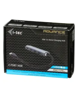 i-tec USB 3.0 Metal HUB Charging – 4 ports with power/charging