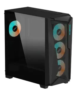Alternative view of Кутия за компютър Gigabyte C301 Black V2, TG, Mid-Tower
