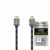 Кабел HAMA Ultra HD HDMI мъжко - HDMI мъжко 8K 48GB/s Метал 1 м Позл. конектори