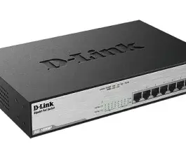 Alternative view of D-Link Switch Unmanaged DGS-1008MP 8xGbE