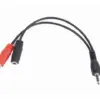 Gembird адаптер Mini Jack(M) 4PIN/2xMini Jack(F) 20cm