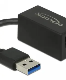 Мрежова карта Delock 66039 USB-A - RJ45 USB 3.2 Gen 1 AX88179A Gigabit Ethernet