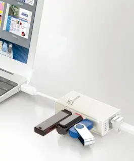 Хъб 3-портов J5create JCH471, USB-C 3.1, USB-A 3.0, Gigabit Ethernet - Image 5