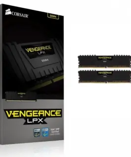 Corsair памет DDR4 Vengeance LPX 16GB/3000(2*8GB) CL15-17-17-35 135V XMP 2.0 черен