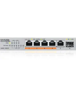 Alternative view of Суич ZyXEL XMG-105HP  5 портов 2,5Gb + 1xSFP+, 4 порта 70W PoE++, неуправляем