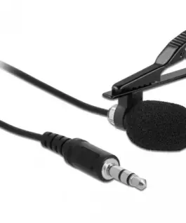 Микрофон с клипс Delock За вратовръзка/ яка 66279