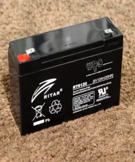 Оловна батерия RITAR (RT6120) AGM 6V 12Ah 150 /50 /93 mm Терминал1