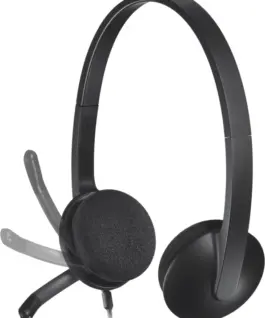 Слушалки с микрофон Logitech H340