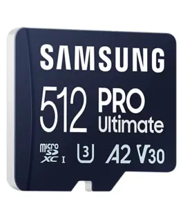 Alternative view of Карта памет Samsung PRO Ultimate, microSDXC, UHS-I, 512GB, Адаптер, USB четец