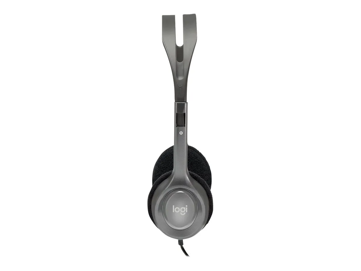СЛУШАЛКИ LOGITECH H110 - Wired - Silver - PN 981-000271 - Image 73