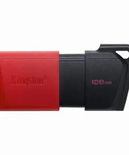 ФЛАШ ПАМЕТ Kingston USB-Stick DataTraveler Exodia M - USB 3.2 Gen 1 (3.1 Gen 1) - 128GB - Black/Red - PN
