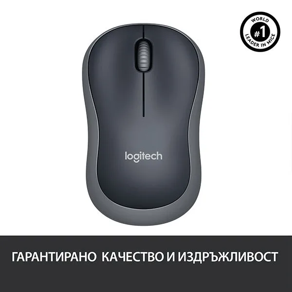 МИШКА LOGITECH M185 - Wireless / Безжична - Grey - PN 910-002235 - Image 75