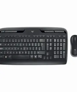 КОМПЛЕКТ МИШКА + КЛАВИАТУРА LOGITECH MK330 US - Wireless / Безжична - С БДС КИРИЛИЗАЦИЯ  (WITH BDS CYRILLIC) - Black - P