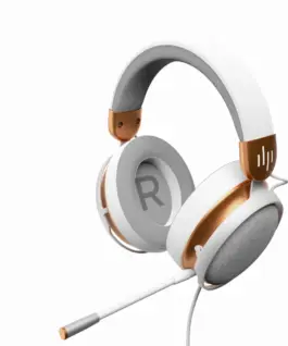 Alternative view of Геймърски слушалки Dark Project Sono Wired - White/Gold