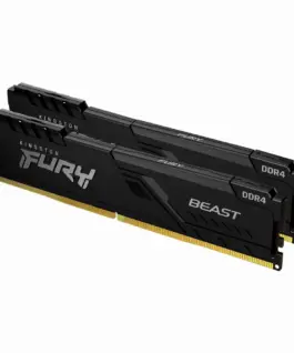Памет за компютър Kingston FURY Beast Black 32GB(2x16GB) DDR4 3600MHz