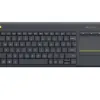 Logitech K400+ Wireless Touch клавиатура черен