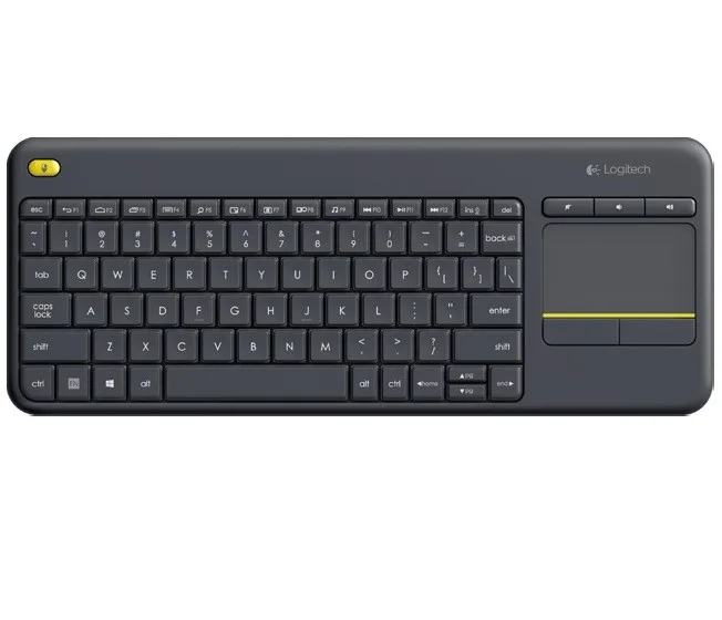 Logitech K400+ Wireless Touch клавиатура черен