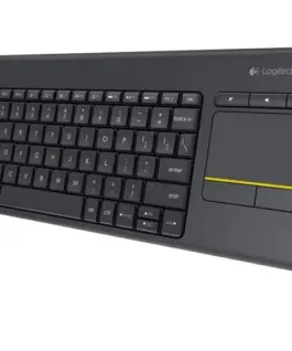 Alternative view of Logitech K400+ Wireless Touch клавиатура черен