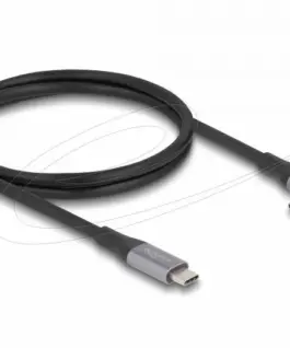Alternative view of Delock USB-C Кабел 90°, 40 Gbps USB PD 3.1, 240W, 1 m