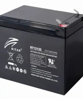 Оловна Батерия RITAR (RT12120) AGM 12V 12 Ah 151/ 98/ 95 mm Tерминал2