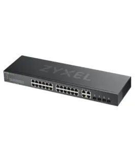 Суич ZYXEL GS1920-24V2 24 портов Gigabit Smart-ManagedFanless за монтаж в