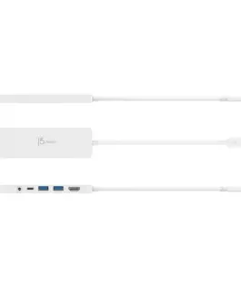 Alternative view of 6-портов хъб j5create Mini Dock JCD373, USB, HDMI, SD, 3.5 mm jack