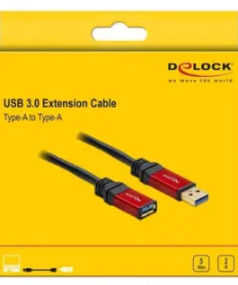 Удължителен кабел Delock USB-A мъжко - USB-А женско