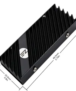 Alternative view of M.2 Heatsink EZDIY-FAB за NVMe SSD диск - Черен