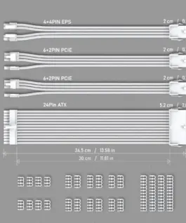 Alternative view of Удължителни кабели EZDIY-FAB  - White