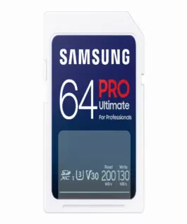 Карта памет Samsung PRO Ultimate SD Card 64GB UHS-I  U3 V30