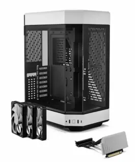 Alternative view of Кутия за компютър HYTE Y60 Tempered Glass, Mid-Tower, Бяло и Черно