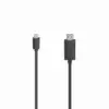 Кабел HAMA 200718 USB-C мъжко - HDMI мъжко Ultra-HD 4K 1.5 м Черен