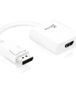 Адаптер j5create JDA154 DisplayPort мъжко - HDMI женско 90 мм