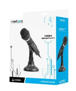 Alternative view of Natec Microphone Adder черен