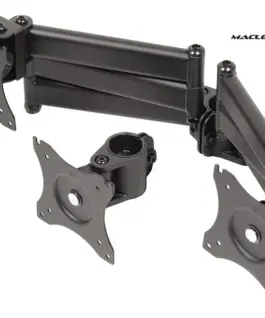 Maclean Holder Desktop 3 LCD monitors twin arms of the MC-691 13 -27 8kg