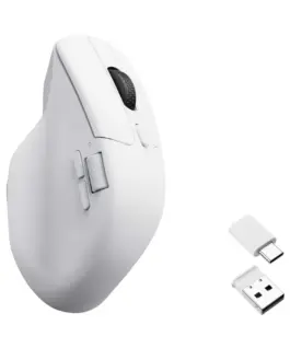 Alternative view of Геймърска Безжична мишка Keychron M6 1000Hz, Matte White
