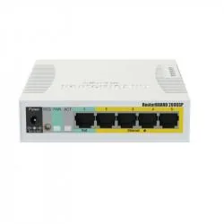 Alternative view of Суич MikroTik RB260GSP, 5-port 10/10/1000+1xSFP, PoE