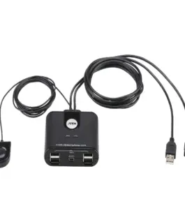 Превключвател ATEN US224 2 компютъра към 4 USB периферни