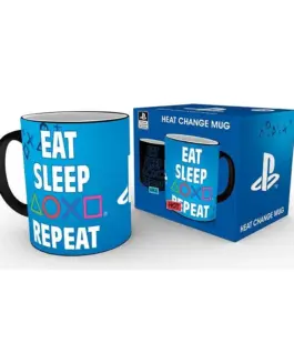 Alternative view of Чаша ABYSTYLE PLAYSTATION Mug Heat Change Eat Sleep Repeat