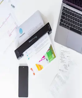 Alternative view of Преносим скенер IRIS IRIScan Anywhere 6 Wifi, A4, USB-C, Черен