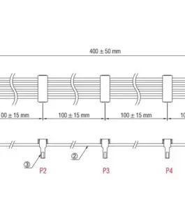 Кабел Delock Power SATA  > 4 x SATA 15 Pin, 40cm - Image 3